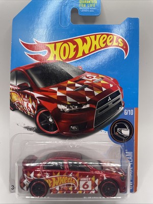 Hot Wheels 2008 Lancer Evolution HW Race Team 6/10 2015 Longcard 1:64