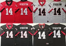 Gunner #14 Stockton MEN Stitched Jersey White/Black/Red/Black Limited S-3XL