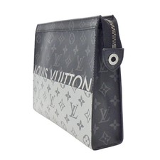 Louis Vuitton M63039 Pochette Voyeur MM Monogram Eclipse Split Clutch Bag r50 04
