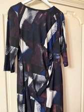 Roman Dress Size 14 Multicolour Wrap Style Knee Length