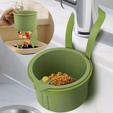 1pc Press Type Drain Basket Kitchen Sink Food Strainer Organizer - NEW