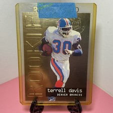 Terrell Davis 1995 Fleer Ultra Gold Medallion Rookie Card #430 Denver Broncos.... rookie card picture