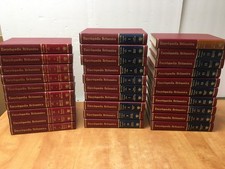 Encyclopedia Britannica Leatherette 15th Edition 1977 Complete 30 Volume Set RED