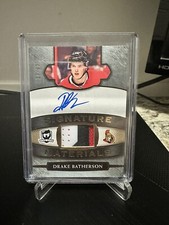 2018-19 Upper Deck The Cup Signature Materials Drake Batherson #17/99