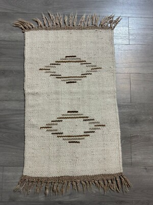 Perserteppich Orientteppich Kelim-Design 94 × 58 cm Handgeknüpft 20041