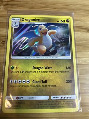 Pokémon TCG Dragonite Sun & Moon Base Set 96/149 Holo | eBay