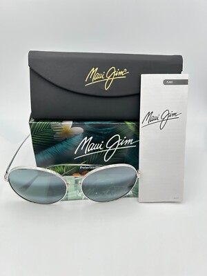 マイケルマイヤーズ　　メダル　シルバー MAUI JIM Polarized Sunglasses MJ547 17 Opihi Silver Grey Neutral