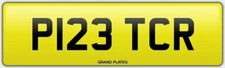 PETER REGISTRATION P123 TCR GREAT LOOKING PETERS PRIVATE CAR NUMBER PLATE PETE