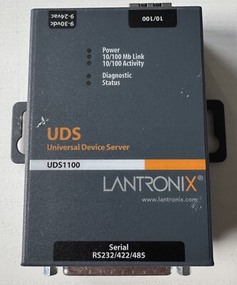 Lantronix uds1100 serial rs232/422/485 zu Ethernet rj45