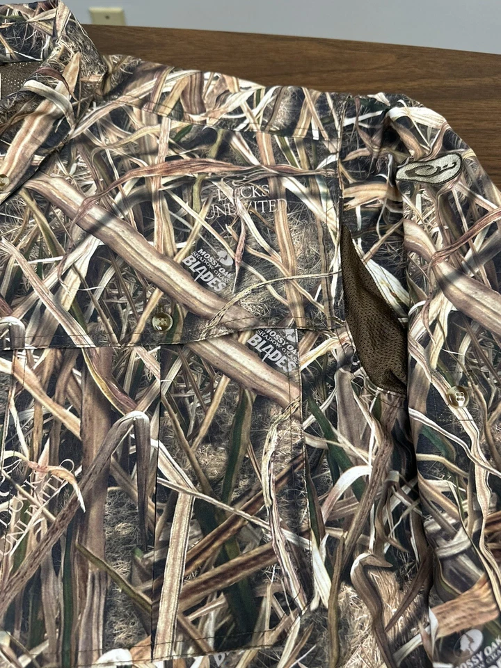 Drake Waterfowl DW2610-015-3 Ls Vented Shirt Max5 Camo Large - Image 4 of 4
