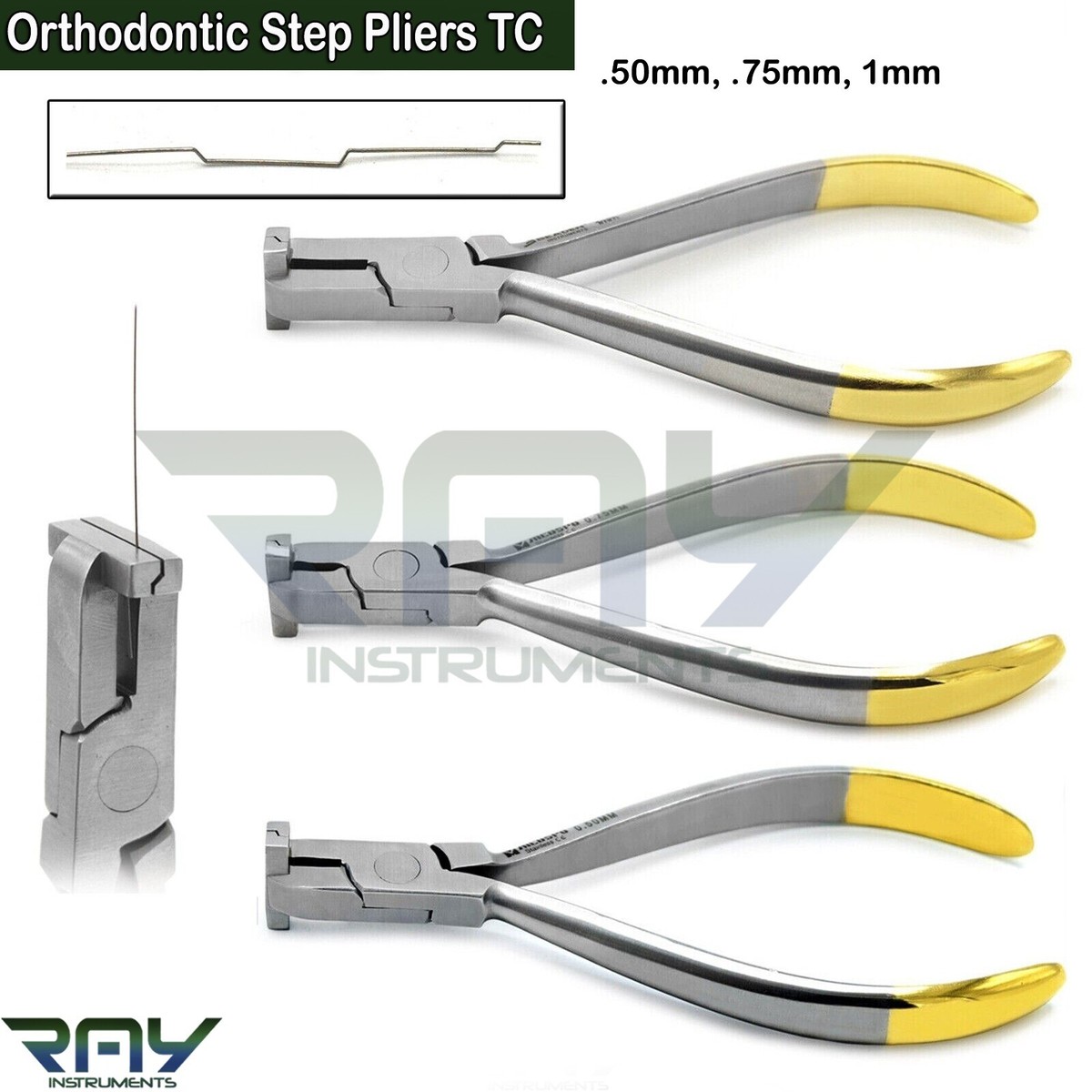 Orthodontic Step Detailing Forming Dental Wire Bending Pliers TC