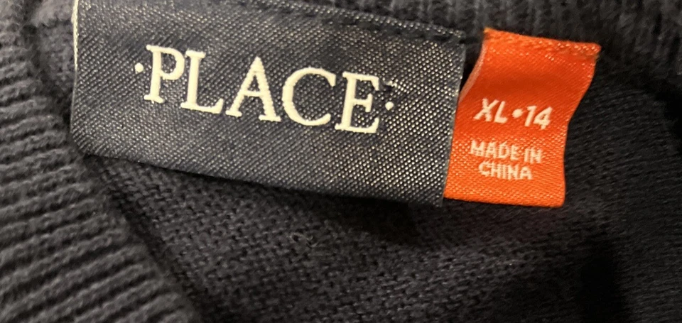 Suéter Pullover The Childrens Place Niños Talla XL (14) Estilo Universitario Foto 4 de 4