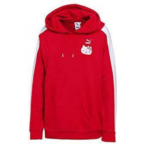 New Rare Puma SUEDE hello Kitty Red 50th Anniversary hoodie L size women |  eBay