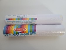 Melissa  Doug 12" Easel Paper Roll 2-Pack