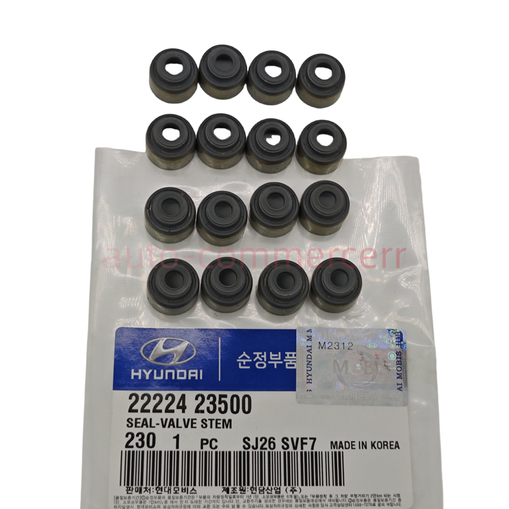 16PCS Viton Valve Stem Seals fits for 9312 Hyundai 0111 Kia OEM 22224