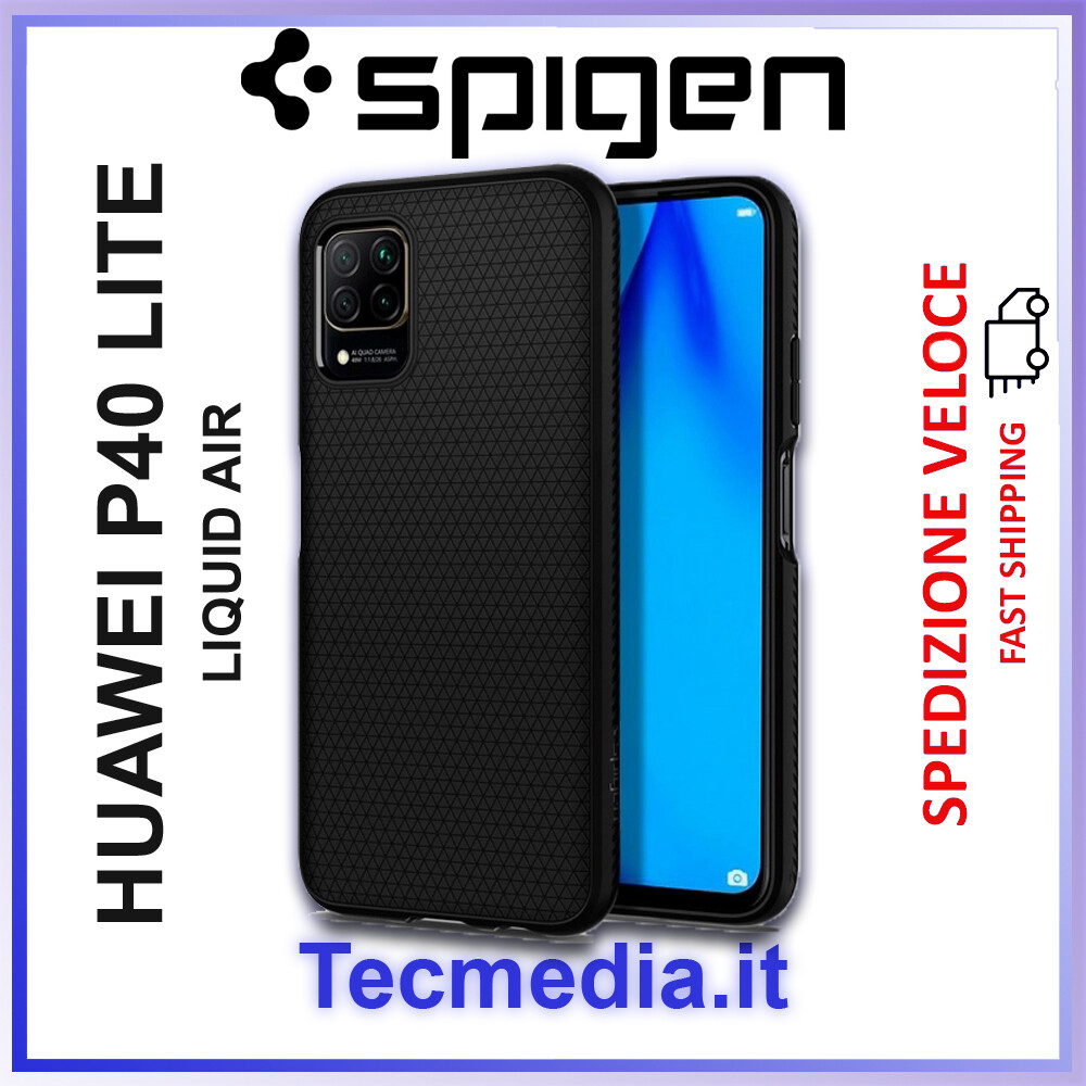 Cover Funda Spigen Para HUAWEI P40 Líquido Aire Top Calidad Negro | Compra eBay
