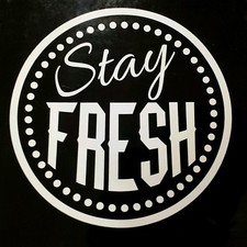 Stay Fresh Jdm Fatlace Lowered Illest Sticker Decal Vinyl Car Drift Euro New Usa