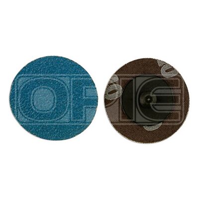 Quick Lock Schleifscheiben P60 75 mm - Zirkon - 25 Stück - Abracs WQD136N
