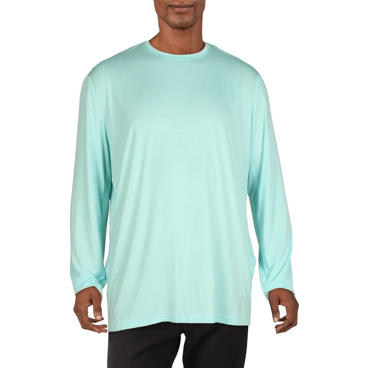 PGA Tour Мужской синий легкий пуловер с длинным рукавом и верхней рубашкой XXL BHFO 0603 1990₽