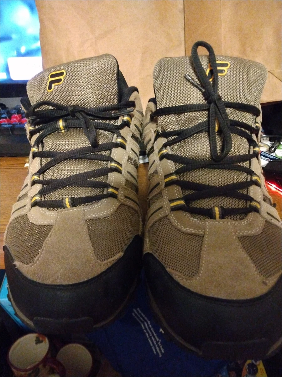 Fila Mens Travail 2 1JW00846 903 Brown Running Shoes Sneakers Size 13