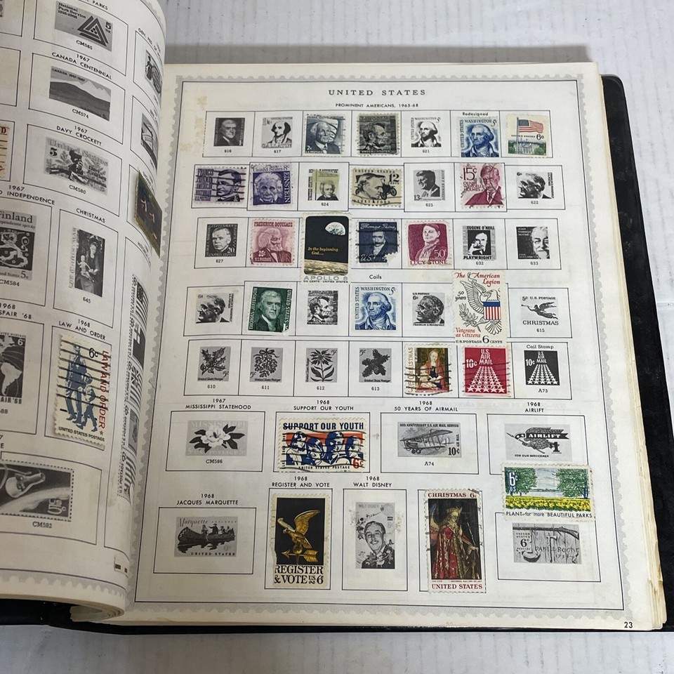 The New World Wide - Stamp Album Binder | 1970-1974 | Extra Stamps ...