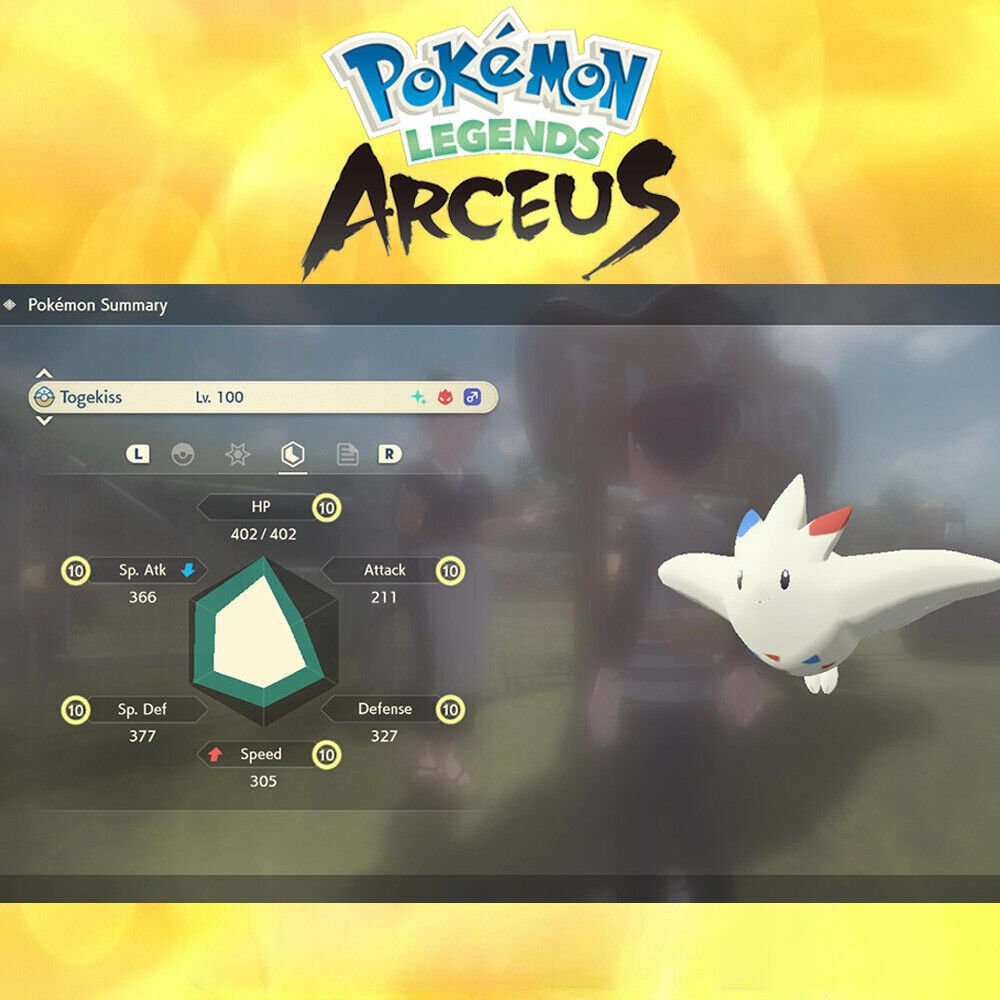 Shiny Togepi Pokemon Arceus Max Stats Custom (Download Now) 