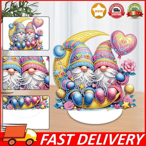 Gnome Table Top Diamond Painting Ornament Kits SingleSide for Adults