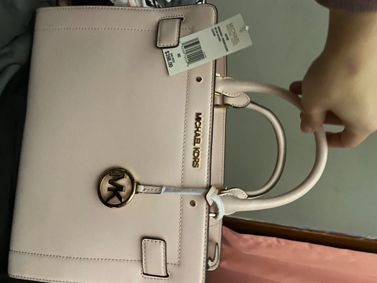 Brand New Michael Kors Rayne Medium Saffiano Leather Satchel With Tags