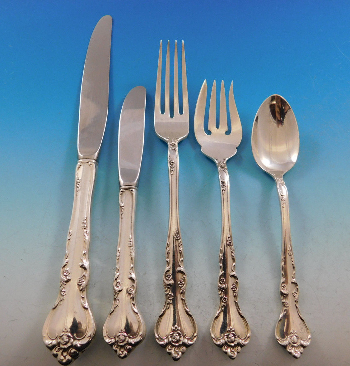 Savannah by Reed and Barton Sterling Silver Flatware Service for