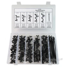 54pcs Automotive Wire Harness Routing Clips Assortment 3/8" To 3/4" Loom For GM