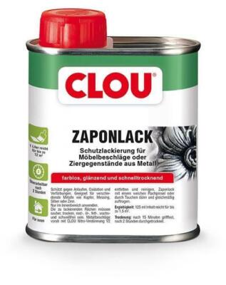 Clou Zapon-Lack L6 zur Lackierung von Metallgegenständen im Innenbereich 125ml