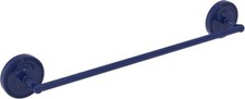 Allied Brass QN-3124-MBL Que 24 Inch Towel Bar Mediterranean Blue