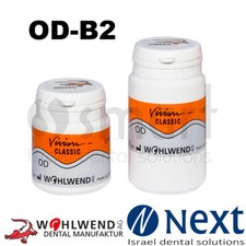 Dental lab ceramic porcelain Vision classic Wohlwend opaque dentin 20/50 gr B2