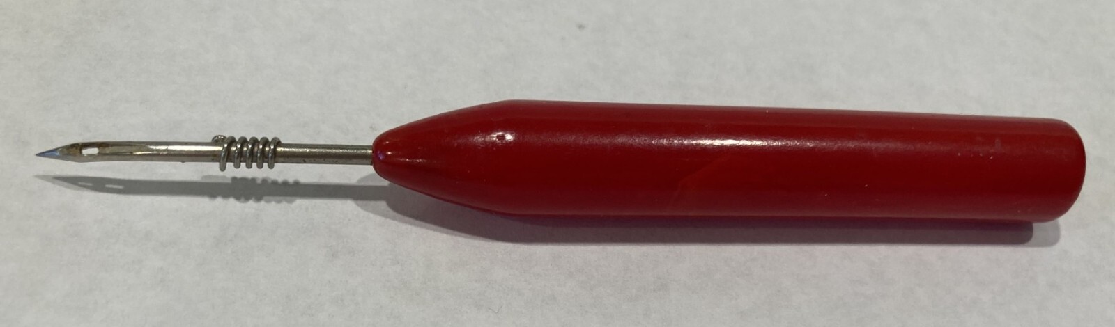 2 Vintage Sewing Awls - C. A. Myers Leather Complete in Box + Red Curved Tailor?