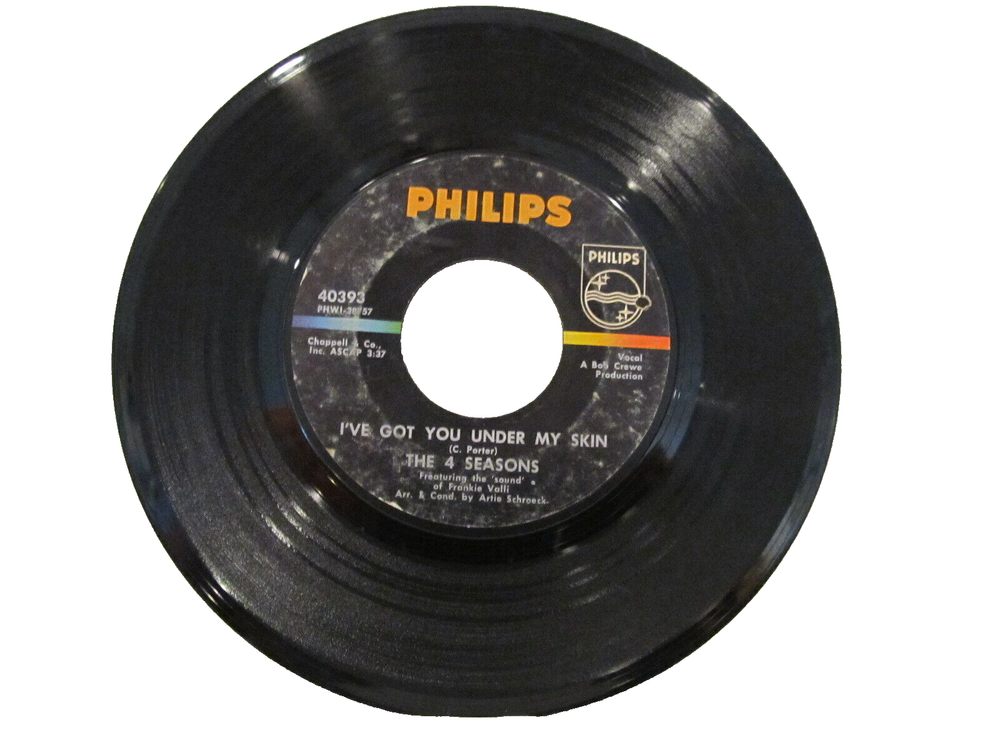 45 RPM Record - The 4 Seasons - I've Got You Under My Skin Vinyl Single