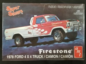 Details About Amt Firestone 1978 Ford 4x4 Truck Model Kit 125 Scale Amt858m03 Sealed