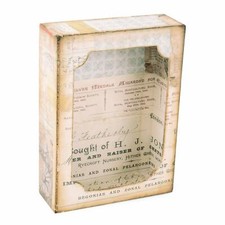 Sizzix 664419 Fustella Bigz XL con Framelits, Scatola delle curiosità di Tim Hol