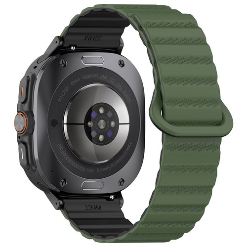 Magnetic Silicone Strap Replacement Strap for Samsung Galaxy Watch 7 Ultra 47mm - Zdjęcie 18 z 39
