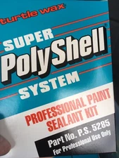 Turtle Wax Super Polyshell  2 Step Professional Paint Sealant Car