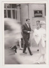 Ghost in the Frame Blur of Head & Simple Wedding Day Unusual Abstract Photo