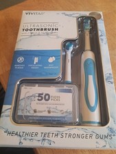 Ultradźwiękowa szczoteczka do zębów Vivitar z 3 głowicami i 50 wyborami nici