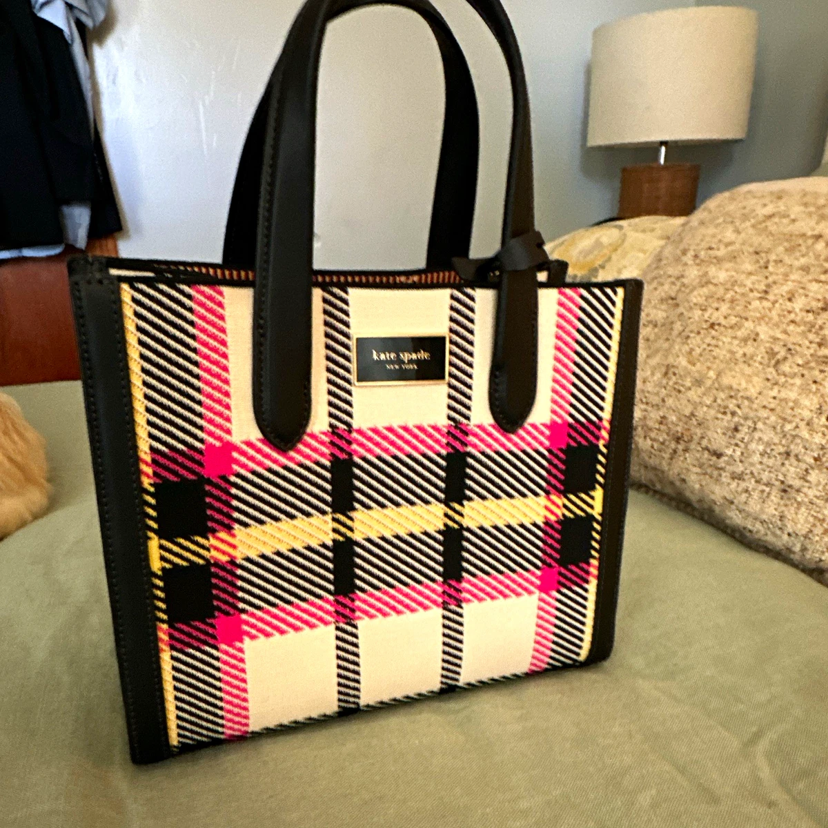 kate spade new york Plaid Tote Bags & Handbags for Women for sale