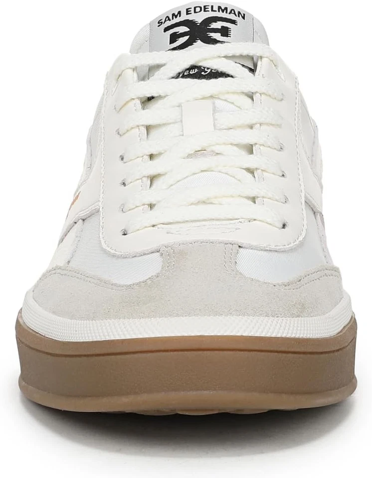 Sam Edelman Women's Althea Lace-Up Sneaker Optic White/Black 8.5M - Image 3 of 4