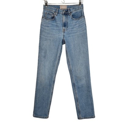 Everlane The Cheeky Jean Womens 26 Regular Light Wash Denim Straight Leg