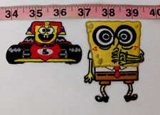 Nickelodeon SpongeBob SquarePants 2 PATCHES BX