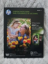 HP Everyday Photo Paper Glossy 8-1/2”x 11” (50 Sheets/Pack) Q8723A - NEW