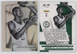 2014-15 Panini Prizm Silver Prizm Bill Russell #195 HOF