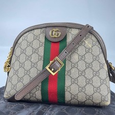 Borsa a tracolla Gucci Ophidia GG tela linea sherry marrone autentica Giappone