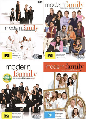 Modern Family Complete Season 3 4 5 8 DVD Region 4 PAL Brand New Sealed
