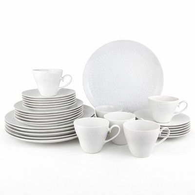 Set For 6 Rosenthal Romance White Studio Line Motif Bjorn Wiinblad 30pcs EXC